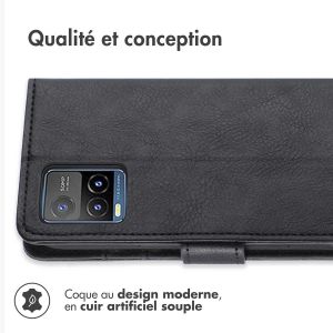 iMoshion Étui de téléphone portefeuille Luxe Vivo Y21(s) / Y33s - Noir