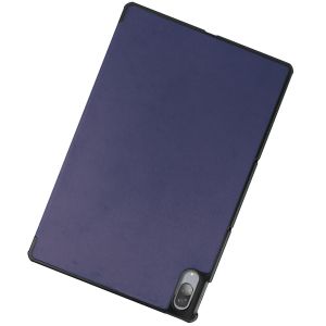 iMoshion Coque tablette Trifold Lenovo Tab P11 Pro - Bleu foncé