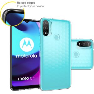 Accezz Coque Clear Motorola Moto E20 - Transparent