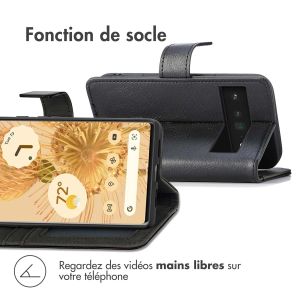 iMoshion Étui de téléphone portefeuille Luxe Google Pixel 6 Pro - Noir