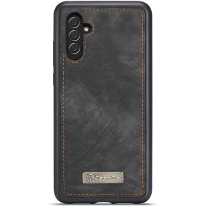 CaseMe Etui de téléphone de luxe en cuir deux en un Samsung Galaxy A13 (5G) / A04s - Noir