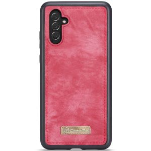 CaseMe Etui de téléphone de luxe en cuir deux en un Samsung Galaxy A13 (5G) / A04s - Rouge