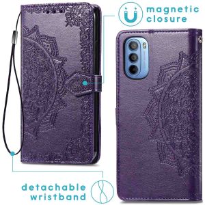 iMoshion Etui de téléphone portefeuille Mandala Motorola Moto G31 / G41 - Violet