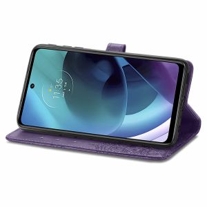 iMoshion Etui de téléphone portefeuille Mandala Motorola Moto G51 - Violet