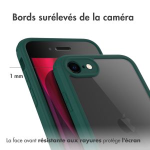 Accezz ﻿Coque de protection intégrale à 360° iPhone SE (2022 / 2020) / 8 / 7 - Vert