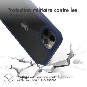 Accezz ﻿Coque de protection intégrale à 360° iPhone 13 Pro - Bleu