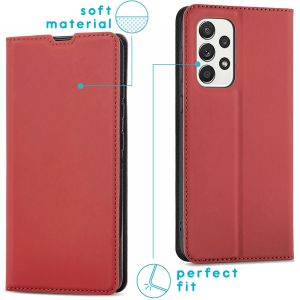 iMoshion Étui de téléphone Slim Folio pour le Samsung Galaxy A33 - Rouge