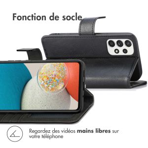 iMoshion Étui de téléphone portefeuille Luxe Samsung Galaxy A53 - Noir