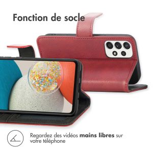 iMoshion Étui de téléphone portefeuille Luxe Samsung Galaxy A53 - Rouge