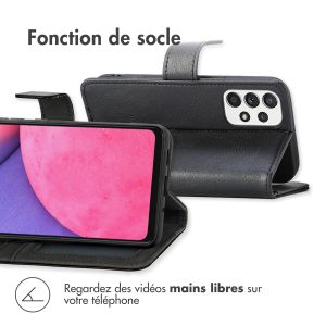iMoshion Étui de téléphone portefeuille Luxe Samsung Galaxy A33 - Noir