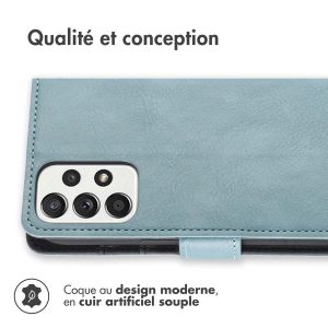 iMoshion Étui de téléphone portefeuille Luxe Samsung Galaxy A33 - Bleu clair