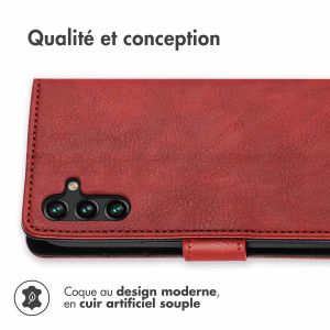 iMoshion Étui de téléphone portefeuille Luxe Samsung Galaxy A13 (5G) / A04s - Rouge