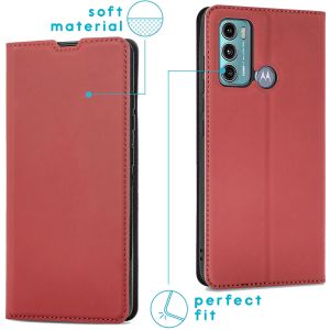 iMoshion Étui de téléphone Slim Folio Motorola Moto G60 - Rouge