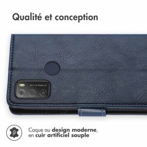 iMoshion Étui de téléphone portefeuille Luxe TCL 20Y - Bleu foncé