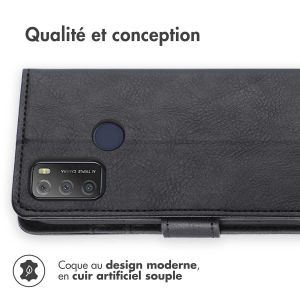 iMoshion Étui de téléphone portefeuille Luxe TCL 20Y - Noir