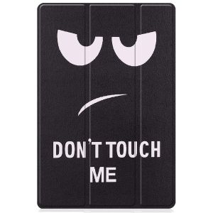 iMoshion Coque tablette Design Trifold Samsung Galaxy Tab A8 - Don't touch
