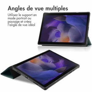 iMoshion Coque tablette Trifold Samsung Galaxy Tab A8 - Vert foncé
