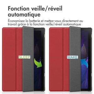 iMoshion Coque tablette Trifold Samsung Galaxy Tab A8 - Rouge
