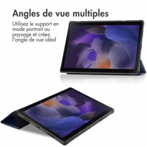 iMoshion Coque tablette Trifold Samsung Galaxy Tab A8 - Bleu foncé