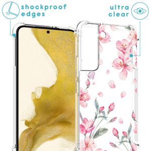 iMoshion Coque Design avec cordon Samsung Galaxy S22 Plus - Blossom Watercolor