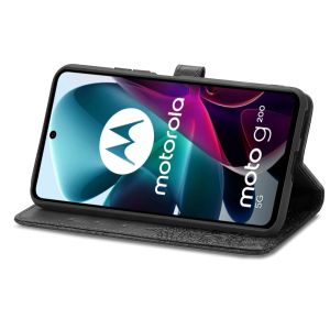 iMoshion Etui de téléphone portefeuille Mandala Motorola Moto G200 - Noir