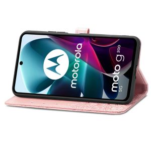 iMoshion Etui de téléphone portefeuille Mandala Motorola Moto G200 - Rose Dorée