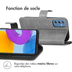 iMoshion Étui de téléphone portefeuille Luxe Samsung Galaxy M52 - Gris