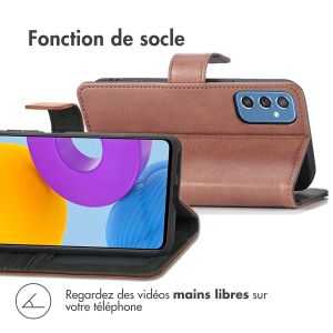 iMoshion Étui de téléphone portefeuille Luxe Samsung Galaxy M52 - Brun