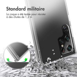 Accezz Coque Xtreme Impact Samsung Galaxy S22 Ultra - Transparent
