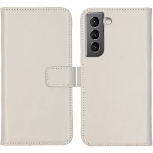 Selencia Étui de téléphone portefeuille en cuir véritable Samsung Galaxy S22 - Mystic Stone