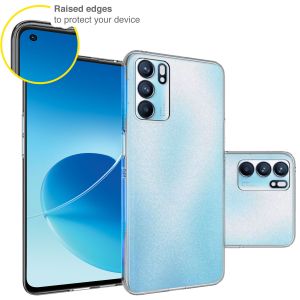 Accezz Coque Clear Oppo Reno 6 5G - Transparent