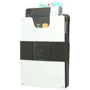 Valenta ﻿Card Case Alu + Money Strap - Black