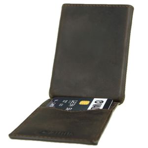 Valenta ﻿Card Case Pocket Premium - Vintage Brown