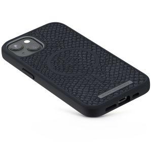 Njorð Collections Coque Salmon Leather MagSafe iPhone 13 - Dark Grey