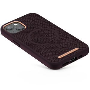 Njorð Collections Coque Salmon Leather MagSafe iPhone 13 - Rust