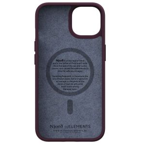 Njorð Collections Coque Salmon Leather MagSafe iPhone 14 - Rust