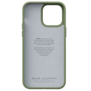 Njorð Collections Coque daim Comfort+ iPhone 14 Pro Max - Olive