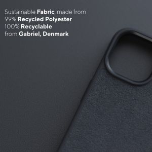 Njorð Collections Coque daim Comfort+ iPhone 14 Pro Max - Black