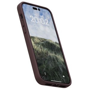 Njorð Collections Coque en cuir véritable iPhone 14 Pro Max - Brown