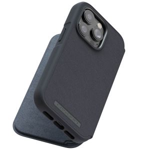 Njorð Collections Coque en cuir véritable MagSafe Wallet iPhone 14 Pro - Black