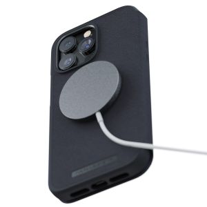 Njorð Collections Coque en cuir véritable MagSafe Wallet iPhone 14 Pro Max - Black
