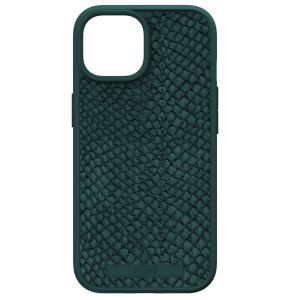 Njorð Collections Coque Salmon Leather MagSafe iPhone 15 - Green