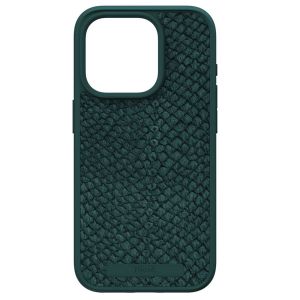 Njorð Collections Coque Salmon Leather MagSafe iPhone 15 Pro - Green