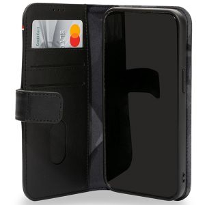Decoded Portefeuille détachable 2 en 1 en cuir iPhone 13 Mini - Noir