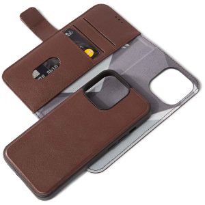 Decoded Portefeuille détachable 2 en 1 en cuir iPhone 13 Pro - Brun