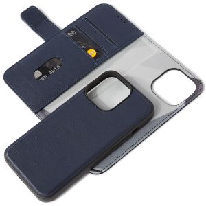 Decoded Portefeuille détachable 2 en 1 en cuir iPhone 13 Pro - Bleu