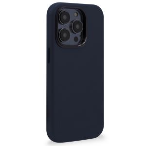 Decoded Coque en cuir MagSafe iPhone 14 Pro - Bleu foncé