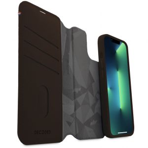 Decoded Portefeuille détachable 2 en 1 en cuir iPhone 14 Plus - Brun
