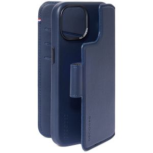 Decoded Portefeuille détachable 2 en 1 en cuir iPhone 15 - Bleu foncé