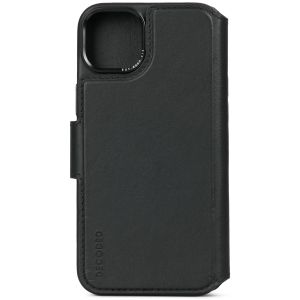 Decoded Portefeuille détachable 2 en 1 en cuir iPhone 15 Plus - Noir